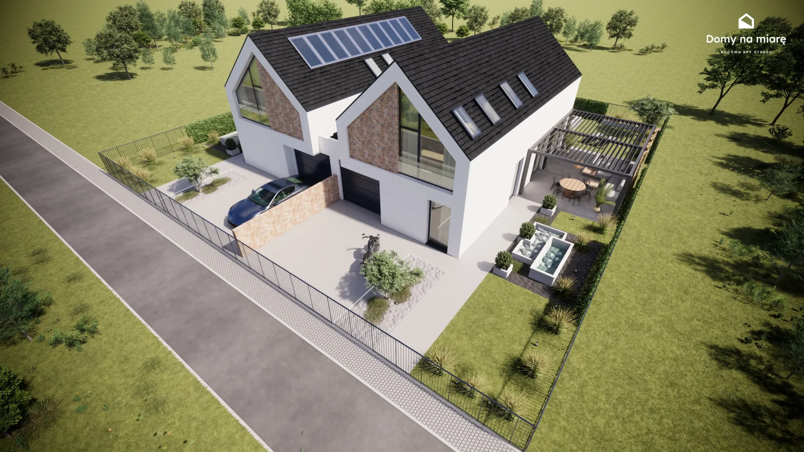 Dom dwulokalowy – jeden budynek z dwoma niezależnymi lokalami