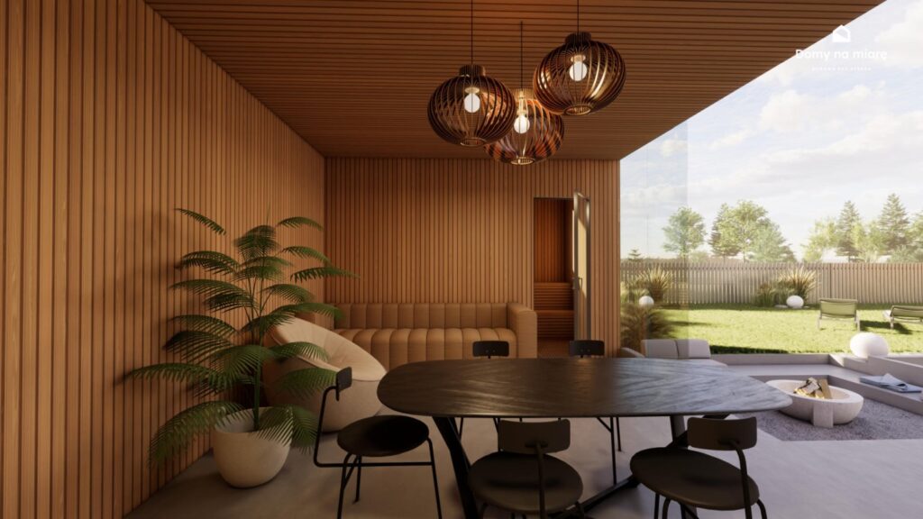 Wnętrze domu dwulokalowego wykończone pod klucz